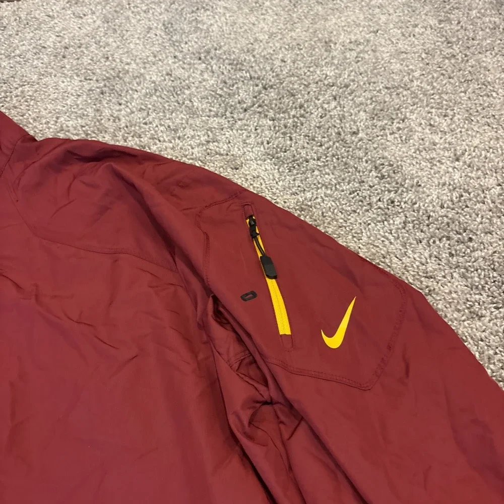 Nike Storm-Fit 1/4 Zip Windbreaker Pullover Jacket Mens Med Red Florida State?